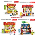601080 > 601083 Set 4 Mini Shop Nhật Bản:Made in CHINA
+ Hãng sản xuất : Sembo Blocks
+ Chất liệu : Nhựa abs an toàn
+ Sp gồm 4 hộp lắp ráp 4 kiểu mini shop phong cách Nhật Bản với > 748 miếng ráp kèm sách hướng dẫn