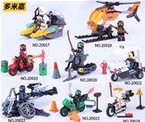 Decool 20017 > 20024 Set 8 Ninja Movie 2017:MADE IN CHINA 
Hãng SX : Decool 
Chất liệu : 100% nhựa ABS an toàn
Sp là 1 set gồm 8 box có mã từ 20017 > 20024 . Hàng siêu đẹp khách nhé ^^