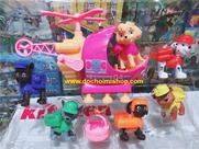 Set 6 Mô Hình Đội Chó Cứu Hộ + Trực Thăng:MADE IN CHINA
+ Hãng SX : ĐCN
+ Chất liệu : Nhựa cứng
+ Sp là 1 set gồm 6 Mô Hình Nhựa Đội Chó Cứu Hộ - Paw Patrol ( cao trung bình 5-6cm ) + Trực Thăng như hình