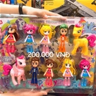 3 Mẫu - Mô Hình Nhựa Little Pony:MADE IN CHINA
+ Hãng SX : ĐCN
+ Chất liệu : Nhựa abs an toàn 
+ SP có 3 loại chọn lựa , có khớp , màu sắc và nét vẽ sắc sảo
+ Nhựa đẹp
