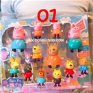 12 Mô Hình Nhựa Nhân Vật Heo Peppa - 3 Kiểu:Made in China 
+ Hãng SX : ĐCN
 
+ Chất liệu : Nhựa ABS an toàn
+ SP gồm 12 mô hình nhựa Gia đình Heo Peppa và các bạn trong phim , có 3 mã 1->3 chọn lựa ạ
 
Set 12 mô hình nhựa Gia đình heo Peppa (Ảnh 3)