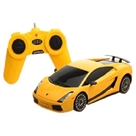 1:24 Xe DK Lamborghini Gallado (17CM):Chất liệu : Nhựa
Màu : cam - vàng
Xe tỷ lệ 1:24 có tem xe Lamborghini cực đẹp
Xe và điều khiển dùng pin 2A