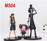 HẾT HÀNG - Set 3 Mô Hình One Piece - MS04:MADE IN CHINA
Chất liệu 100% NHỰA PVC an toàn
SP KHÔNG KÈM HỘP 
Ảnh thật SP - màu sắc có thể đậm / nhạt hơn hình do ÁNH SÁNG CHỤP