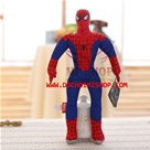 Spiderman - Người Nhện Nhồi Bông:MADE IN CHINA
Hàng Nhập - Không phải hàng xưởng Việt nha
Chất liệu : Vài + Gòn
SP cao 35cm 
No box



