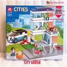 Lắp Ráp City 60058 Nhà Phố 410Pcs Family House: Link shopee đặt hàng trực tiếp  https://shp.ee/iniyceh
 Made in China
 Chất liệu : Nhựa abs an toàn
 SP gồm 410pcs
Tất cả ảnh update có hình Logo shop đều là tự shop chụp , các bạn yên tâm nhé