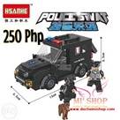 HẾT HÀNG---------6504 Xe Cảnh Sát & Chó Săn:- Hàng cao cấp chính hãng HSANHE
- Chuẩn nhựa ABS an toàn cho trẻ em
- SP gồm 180 miếng ráp kèm HD