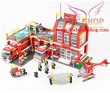 TRỤ SỞ CỨU HỎA LỚN 911 - 980 Miếng Ráp:- Hàng cao cấp chính hãng Enlighten cao cấp

- Sp gồm 980 miếng ráp kèm HD

- Chuẩn Nhựa ABS an toàn cho trẻ em

- SP trong Series Fire Rescue do chính hãng thiết kế & sản xuất
