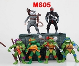 Set 6 Mô Hình Ninja Rùa Thiếu Niên - MS05:SP BÁN THEO SET - KHÔNG BÁN LẺ 1 CON
MADE IN CHINA
Chất liệu : 100% nhựa PVC an toàn - Nhựa chuyên SX mô hình Action Figure
Mô Hình TĨNH cao 10cm - Nhỏ gọn trong bàn tay
SP thích hợp để trưng bày - sưu tầm 
NO BOX - SP KHÔNG có HỘP