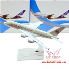 HẾT - Máy Bay Qatar Airways A380 - 1:400:+ Tỷ lệ 1:400 ( Dài 16cm )

+Máy bay mô hình trưng bày & sưu tầm

+ SP không có trớn & bánh xe

+ Có hộp kèm theo

