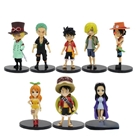 Set 8 Mô Hình One Picece 8Cm:MADE IN CHINA
+ Hãng SX : ĐCN
+ Chất  liệu : Nhựa pvc an toàn
+ Sp nhựa đặc , có kèm chân đế , size nhỏ 7-8,5cm
+ Sp không bảo hành
+ No box