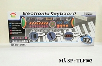 Đàn Organ Mini TLF002 - 37 Phím:MADE IN CHINA 

+ Hãng SX : ĐCN

+ SP sử dụng pin hoặc sạc điện

+ 37 keys , mp3 play , 8 tones , 8 rhythms , 11 songs tones , micro dây 

