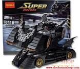 7116 The Ultimate Batmobile :- Hàng cao cấp chính hãng Decool
- Gồm 1.045 miếng ráp kèm HD
- 100% Nhựa ABS an toàn cho trẻ em