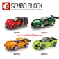 HẾT----[B&#225;n Lẻ] Xe Đua C&#225;c Kiểu S607013 &gt; S607016 cùng loại với HẾT----SY6777 Ferrari 488 GT3 Scuderia Corsa: <p>MADE IN CHINA</p><p></p><p>+ H&#227;ng SX : Sembo Blocks</p><p></p><p>+ Chất liệu : Nhựa ABS an to&#224;n</p><p></p><p>+ Sp b&#225;n lẻ từng chiếc ( 120k / hộp / chiếc ) ~~~ c&#243; 4 kiểu xe kh&#225;c nhau , kh&#225;c m&#224;u , cực đẹp , c&#225;c bạn chọn m&#227; số tương</p>