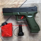 Súng Lục Nhựa Bắn Thạch YBT19:MADE IN CHINA
+ Hãng SX : ĐCN
+Chất liệu : Nhựa abs 
+ Sp gồm 1 súng + 1 bia chảo + 1 bình đạn thạch mini
+ Cách sử dụng : bỏ hạt thạch vào lỗ nhỏ trên thân súng , kéo và bắn