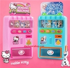 Máy Bán Nước Tự Động Kitty Hồng & Elsa Xanh:MADE IN CHINA
Hãng SX : ĐCN
Chất liệu : Nhựa an toàn
SP gồm 36pcs - Có đèn & âm thanh - Có 2 kiểu : Hồng Kitty & Xanh Elsa