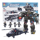 C0525 Trực Thăng / Robot SWAT 2In1: 
Made in China
+ Hãng SX : Woma
+ Chất liệu : Nhựa abs an toàn
+ Sp gồm 691 miếng ráp kèm HD 
+ SP lắp ráp sáng tạo 2in1 >>> được 2 kiểu y ảnh có kèm lính
+ Full box 
*** COD TOÀN QUỐC --> chỉ khi đặt hàng qua app : www.shopee.vn/nltmyhuong