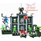 HẾT----- 825 TRỤ SỞ QUÂN ĐỘI LỚN:CHI TIẾT :
Loại LỚN
Chất liệu : Nhựa ABS
1 bộ gồm 1.048 miếng ráp , 1 quyển sổ hướng dẫn .
Ngoài ra dựa trên sáng tạo các bé có thể ráp thành 2 mẫu khác như hình ở mặt sau.