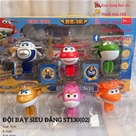 Set 6 Mô Hình Đội Bay Siêu Đẳng Super Wings T130: Link shopee đặt hàng trực tiếp  https://shp.ee/iniyceh

 Made in China
 Chất liệu : Nhựa abs an toàn
Tất cả ảnh update có hình Logo shop đều là tự shop chụp , các bạn yên tâm nhé