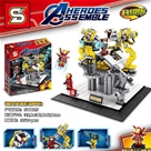 Sy825 Phòng Thí Nghiệm Iron Man :MADE IN CHINA
+ Hãng SX : Sembo Block
+ Chất liệu : Nhựa abs an toàn
+ Sp gồm 552 miếng ráp kèm hướng dẫn 
** Sp phiên bản nâng cấp 2020 tặng kèm thêm MK85 **