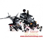 SWAT C0534 Xe & Máy Bay Cảnh Sát:- Hàng cao cấp chính hãng WOMA
- Chuẩn nhựa ABS an toàn 
- SP gồm 716 miếng ráp + HD
