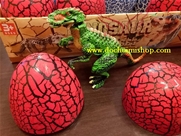HẾT HÀNG------Set 6 Trứng Khủng Long Suprise :✔✔ Trứng là bằng nhựa cứng, nặng tay, sơn màu đẹp. Khủng long nhựa dẻo, tháo ráp đầu chân đuôi, nhựa chấp nhận đc, dẻo dẻo nên các bé con tha hồ bẻ 
✔✔ Nhìn chung là nó cũng so cute cho các bé thích trò suprise eggs