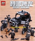 JY112 Set 8In1 Xe Cảnh Sát SWAT:Made in CHINA

+ Hãng SX : MG

+ Chất liệu : Nhựa abs an toàn

+ SP gồm 8 hộp lắp ráp 8 nhân vật lính Swat & 8in1 kết hợp tạo 1 xe mini
