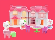 Ngôi Nhà Mini Mèo Kitty 02:MADE IN CHINA
+ Hãng sx : ĐCN
+ Chất liệu : Nhựa abs an toàn
+ SP gồm 1 nhà mini + phụ kiện + mô hình Kitty