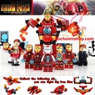 HẾT HÀNG---SY624 Set 8 Kiểu Iron Man 2In1:- Hàng cao cấp chính hãng SY ~ NO FAKE
- Chuẩn nhựa ABS an toàn 
- Sp gồm 8 hộp mini Iron Man 8 Kiểu . Có thể kết hợp tạo thành Iron Man Hulkbuster