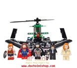 HẾT HÀNG-----Decool 7118 Batwing Đại Chiến Lex Luthor:MADE IN CHINA
Hãng SX : Decool
100% nhựa Abs an toàn cho trẻ em
Sp gồm 518 miếng ráp + H dẫn