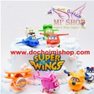 HẾT HÀNG----Set 8 Mô Hình Nhựa Đội Bay Siêu Đẳng:MADE IN CHNNA 
NO BOX - SP KHÔNG CÓ HỘP
- Chất liệu : 100% Nhựa ABS an toàn
- 1 set SP gồm 8 mô hình nhân vật trong phim Super Wings - Đội Bay Siêu Đẳng
- SP nhỏ gọn < 5cm >. Chất lượng tạm ổn , hơi nhẹ