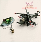 HẾT HÀNG   -----Máy Bay Trực Thăng 818 :Chi tiết :
Hãng SX : Enlighten
Chất liệu : Nhựa ABS
1 bộ lắp ráp 818 Helicopter cực đẹp nằm trong bộ series Combat Zone
