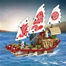 91018 Tàu Cướp Biển Ninjago:MADE IN CHINA
+ Hãng SX : Lezi
+ Chất liệu : Nhựa abs an toàn 
+ SP gồm 452 miếng ráp kèm Hướng dẫn
