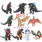 HẾT-----Set 10 Mô Hình Godzilla King Of The Monster MS03:MADE IN CHINA
+ Hãng SX : ĐCN
+ Chất liệu : Nhựa PVC an toàn
+ 1 set gồm 10 mô hình nhân vật Godzilla - King of the Monster Phần 02 
+ Size : trung bình cao 5 - > 10 cm
+ No box
 
Sp mô hình nhỏ gọn trong tầm tay * Chất lượng phù hợp với giá thành sp * Không thể so sánh với hàng chính hãng Mỹ Nhật