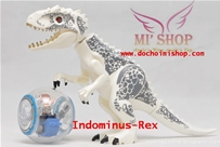 Khủng Long INDOMINUS-REX 79151-1:+ Hãng SX : Lele ( TQ ) 
+Chất liệu : Nhựa ABS an toàn cho trẻ em
+ Sp là 1 Khủng Long INDOMINUS-REX + 1 Xe Tham Quan Tròn + 1 người
