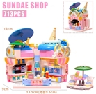 88042 Quán Kem Sundae Shop:MADE IN CHINA
+ Hãng SX : Zhe Gao
+ Chất liệu : Nhựa abs an toàn
+ SP gồm 713 miếng ráp kèm sách hướng dẫn
