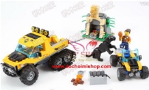 Bela 10710 / Lepin 02064 Xe Tải Bánh Xích Vượt Rừng:MADE IN CHINA 
Hãng SX : BELA 10710 / LEPIN 02064
Chất liệu : 100% nhựa ABS an toàn
SP gồm 397 miếng ráp (BELA) / 404 miếng ráp (LEPIN)
Ảnh thật SP