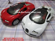 XE MH BUGATI CÓ ĐÈN 1:24:XE MÔ HÌNH CÓ ĐÈN BUGATI VEYRON 1:24 
Sp này không có hộp
Hãng SX : China
Màu : Đỏ tươi - Trắng tinh
Xe có đèn , có âm thanh sống động
Dài khoảng 22cm