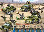 105471 -> 105474 Set 4 Kiểu Xe Quân Sự :MADE IN CHINA
+ Hãng SX : Sembo Block
+ SP có bán lẻ & bán cả set ( 110.000 VNĐ / hộp giá lẻ )
+ 1 hộp gồm từ 200 > 300 miếng ráp