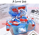 Hộp Cứu Thương Bác Sĩ Xanh Frozen: 
MADE IN CHINA
Hãng SX : ĐCN
Chất liệu : Nhựa abs an toàn
SP gồm nhiều phụ kiện khám bác sĩ + thùng 
Nhựa đẹp ạ