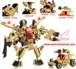 HẾT HÀNG------Kazi 7704 Set 4 In 1 War Robot:MADE IN CHINA
Hãng SX : Kazi 
100% Nhựa ABS an toàn
Sp là 1 set gồm 4 box là 4 hộp lắp ráp 4 kiểu Máy bay / xe chiến đấu >>> kết hợp tạo được 1 War Robot cực đẹp
Ảnh thật SP :