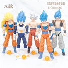 Set 5 Mô Hình Son Goku Có Khớp Kèm Balls 23Cm:MADE IN CHINA
Hãng SX : ĐCN
Chất liệu : Nhựa PVC
Chi tiết :
+ No box 
+ Cao trung bình 23cm
+ SP bán theo set A hoặc B như ảnh , không tách set , không đổi qua lại
+ SP trưng bày & sưu tầm theo sở thích