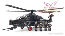 C0529 Set 2IN1 Trực Thăng SWAT:MADE IN CHINA 
Hãng SX : WOMA
100% nhựa ABS an toàn
SP gồm 491 miếng ráp + HD
SP sáng tạo 2in1 : Có thể lắp ráp 1 kiểu Trực Thăng Lớn / hoặc 4 kiểu Xe - Tàu - Máy bay nhỏ 
Ảnh thật 100% SP , khách nhớ kéo ảnh xem hết nhé