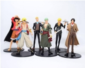 Set 6 Mô Hình One Piece 16Cm Luffy Zoro Sanji:MADE IN CHINA
+ Hãng SX : ĐCN
+ Chất  liệu : Nhựa pvc an toàn
+ Sp nhựa đặc cứng cáp , sơn ổn , có thể sẽ có chỗ trầy , lệch màu , lem sơn nhưng ko đáng kể
+ Sp không bảo hành
hàng cho b nha.