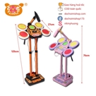Trống JR-DRUM REAT SET 20335:MADE IN CHINA
Hãng SX : ĐCN
Chất liệu : Nhựa abs
Full box 
Chi tiết sp :
+ 5 trống drum 
+ Micro dây
+ Đèn
+ Tiếng vỗ tay
+ Nhạc demo