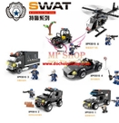 HẾT HÀNG----93515 Set 6 Hộp SWAT Xe & Máy Bay:- Hàng cao cấp chính hãng XIPOO - China

- Chuẩn nhựa ABS an toàn 

- 1 set gồm 6 hộp có : Máy Bay - Xe Tuần tra - Xe Tải - Xe chở tù binh - Xe jeep .... + 8 Cảnh sát