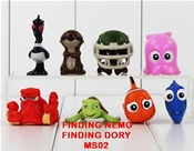 Set 6 Mô Hình Finding NEMO -DORY MS02:SP BÁN THEO SET - KHÔNG BÁN LẺ 1 CON
MADE IN CHINA
Chất liệu : 100% nhựa PVC an toàn - Nhựa chuyên SX mô hình Action Figure
Mô Hình TĨNH cao 5cm - Nhỏ gọn trong bàn tay
SP thích hợp để trưng bày - sưu tầm 
NO BOX - SP KHÔNG có HỘP
Sp phù hợp với giá tiền và thị trường Châu Á do Trung Quốc sản xuất >>> Giá thành rẻ - chất lượng ổn