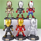 Set 6 Mô Hình Người Sắt Iron Man:MADE IN CHINA
Hãng SX : ĐCN
Chất liệu : Nhựa PVC
Chi tiết :
+ No box 
+ Cao trung bình 8cm
+ SP trưng bày & sưu tầm theo sở thích