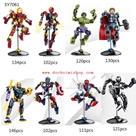 SY7061 Set 8 Siêu Anh Hùng:MADE IN CHINA
+ Hãng SX : SY
+ Chất liệu : Nhựa abs an toàn
+ SP là 1 set gồm 8 hộp lắp ráp Siêu anh hùng AVENGERS