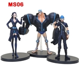 HẾT - Set 3 Mô Hình One Piece - MS06:MADE IN CHINA
Chất liệu : 100% nhựa PVC an toàn - Nhựa chuyên SX mô hình Action Figure
Mô Hình TĨNH cao 17-19cm - Nhỏ gọn trong bàn tay