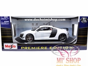 AUDI R8 GT 1:18 (MAISTO):MÔ HÌNH TĨNH 1:18 AUDI R8 RT 
Hãng SX : Maisto
Màu : Trắng 
Tỷ lệ 1:18 ( là tỷ lệ xe mô hình so với xe thật bên ngoài )